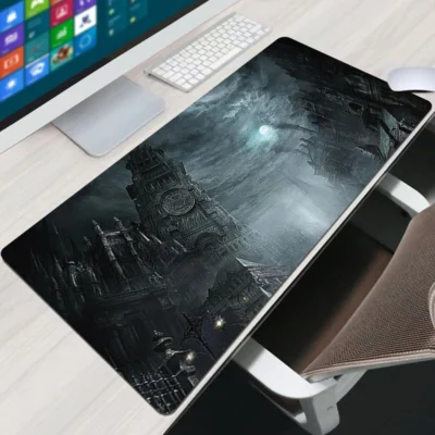 Bloodborne Desk Mat Mousepad Mouse Pad Large Xxl Gaming Pads Keyboards Protector Mause Accessories Mats Gamer 2 - Bloodborne UK Shop