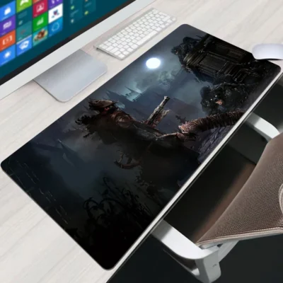 Bloodborne Desk Mat Mousepad Mouse Pad Large Xxl Gaming Pads Keyboards Protector Mause Accessories Mats Gamer - Bloodborne UK Shop