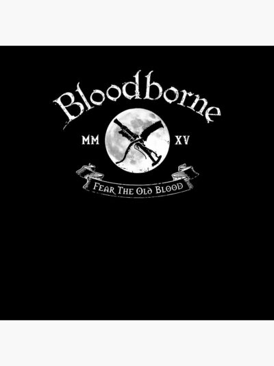 Alternative view of Bloodborne Crest Throw Pillow