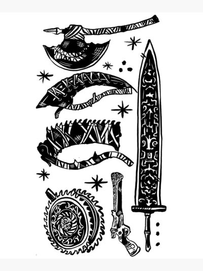 Alternative view of New Bloodborne Armory Throw Pillow