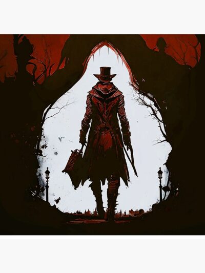 Alternative view of Red Sun The Hunter Shower Curtain