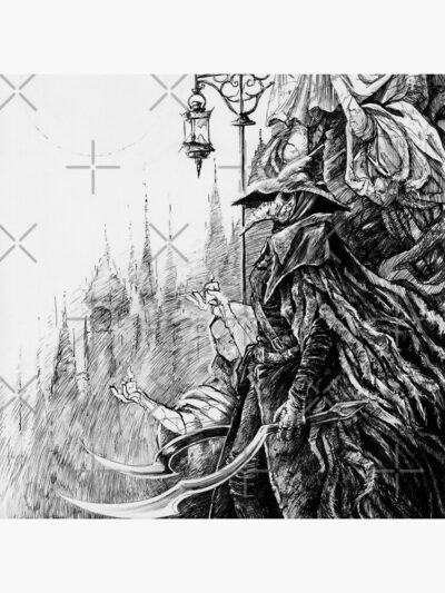 Alternative view of Eileen The Crow Bloodborne Shower Curtain