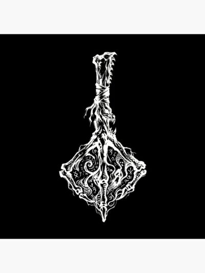 Alternative view of Bloodborne Unique Logo Art Shower Curtain