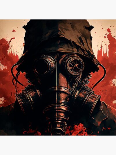 Alternative view of The Mask The Hunter Shower Curtain