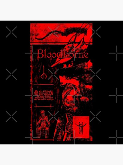 Alternative view of Bloodborne Hunter Amygdala Shower Curtain