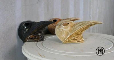 Alternative view of Bloodborne Eileen Plague Doctor Mask Cosplay