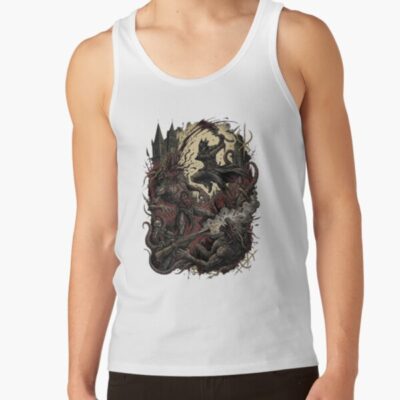 Alternative view of Hunter Onslaught Gothic Gaming Tank Top