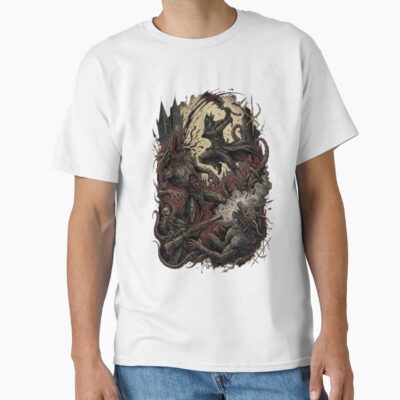 Alternative view of Hunter Onslaught Gothic Gaming T-shirt