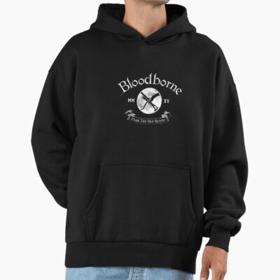 Alternative view of Bloodborne Crest Hoodie