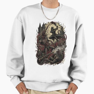 Alternative view of Hunter Onslaught Gothic Gaming Sweatshirt