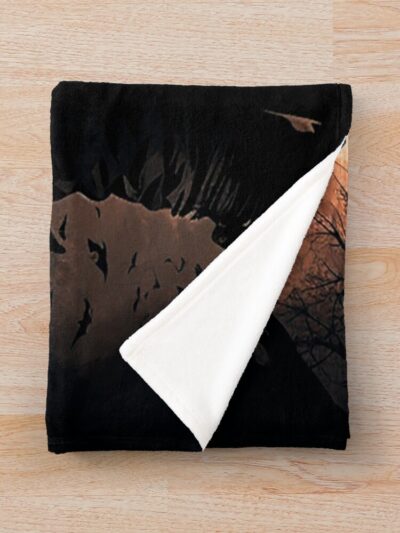 Alternative view of The Castle The Hunter Throw Blanket