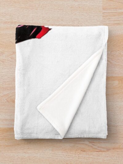 Alternative view of Bloodborn Bloody The Hunter Throw Blanket