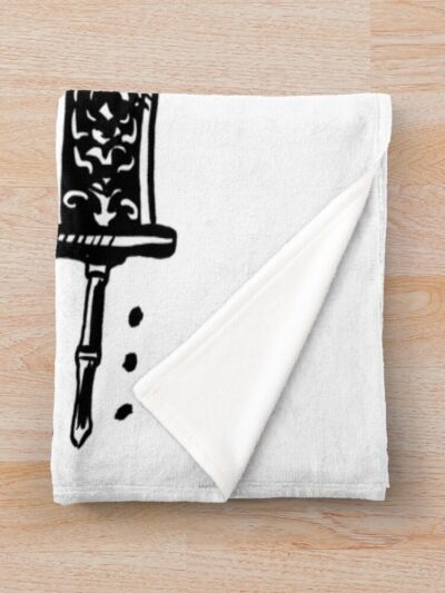 Alternative view of Bloodborne Armory Throw Blanket