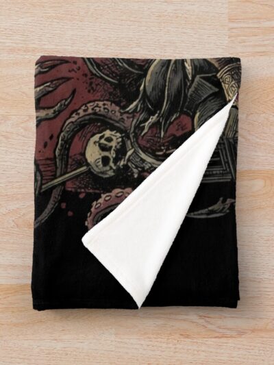 Alternative view of Hunter Onslaught Gothic Gaming Throw Blanket